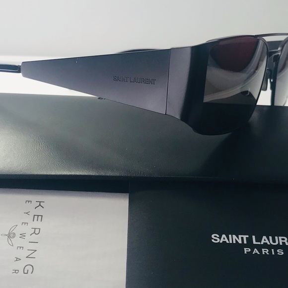 New - Saint Laurent Women's Sl366lenny  Black Sunglasses - Picture 14 of 16